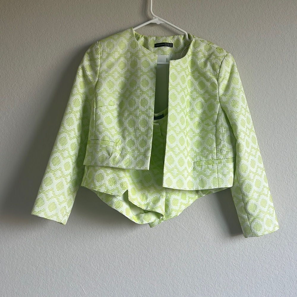 Atmosphere Cropped Jacket & Short Set Size 14 (UK) USA Size 10